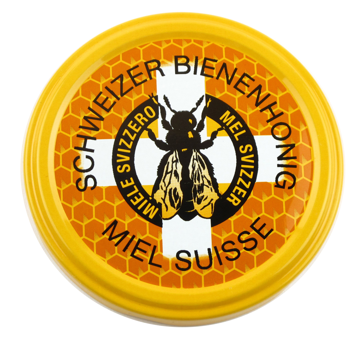 BienenSchweiz Honigglasdeckel Retro 82 mm