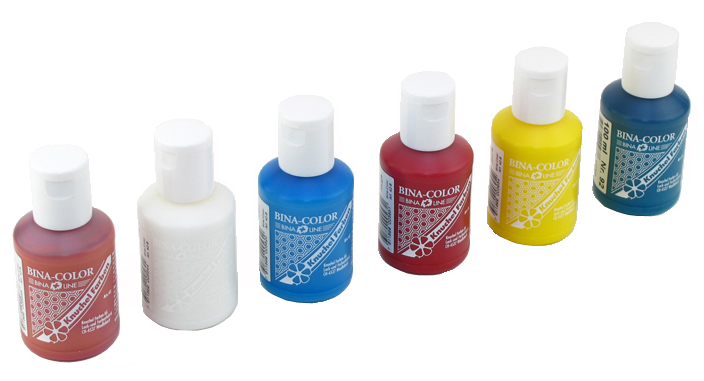 Bina-Color Set 6 Farben, 100 ml