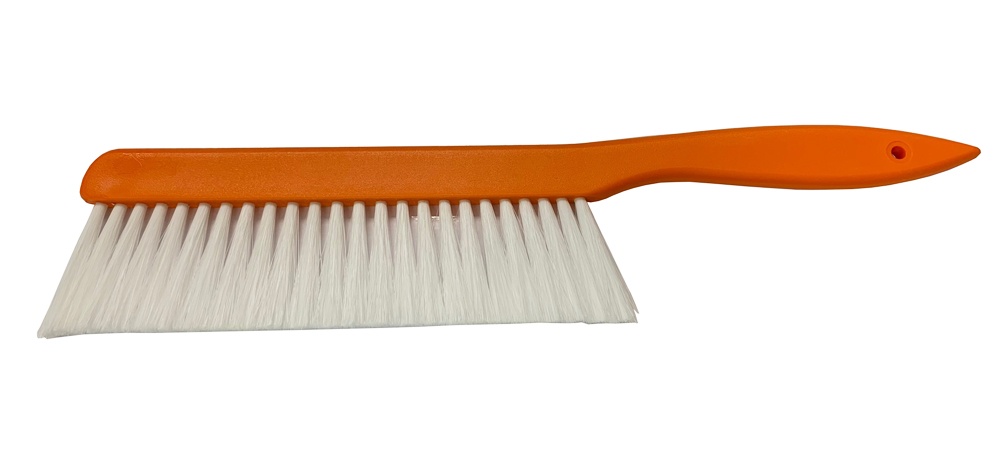 Brosse à abeilles en plastique, poils en perlon