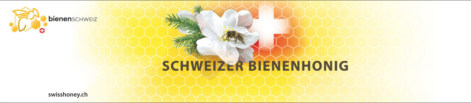A4 BienenSchweiz Etikette Gelb (250)