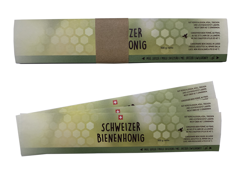 VSI Étiquettes de miel 500 g vert