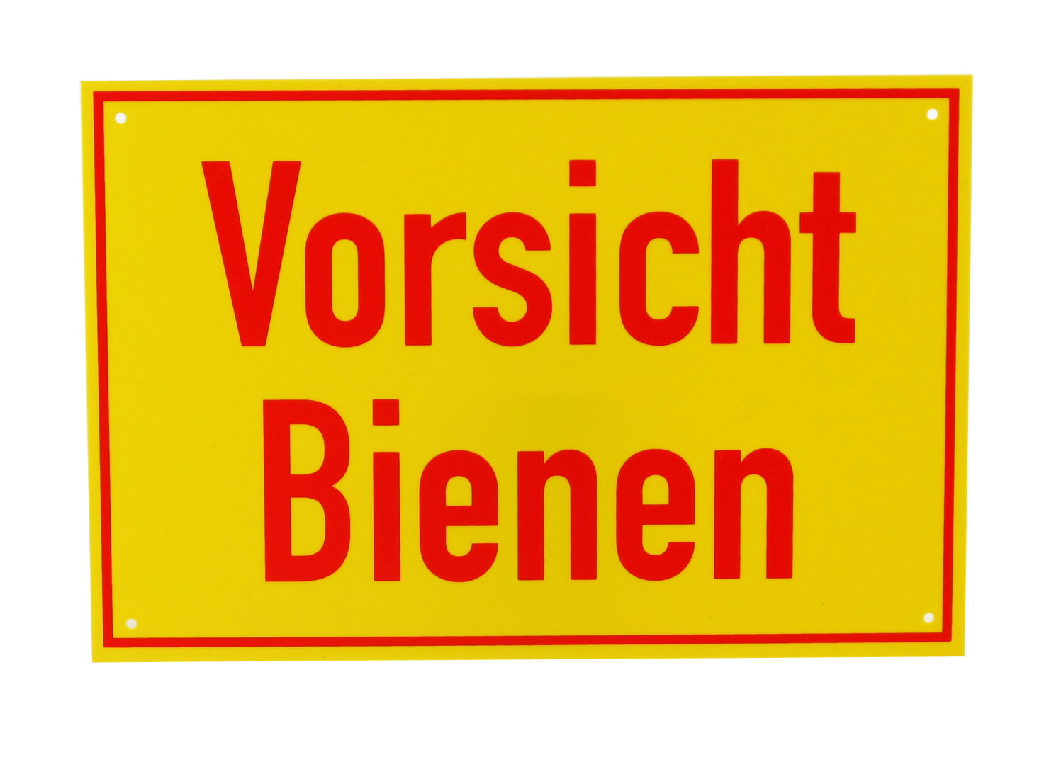 Warntafel - Vorsicht Bienen