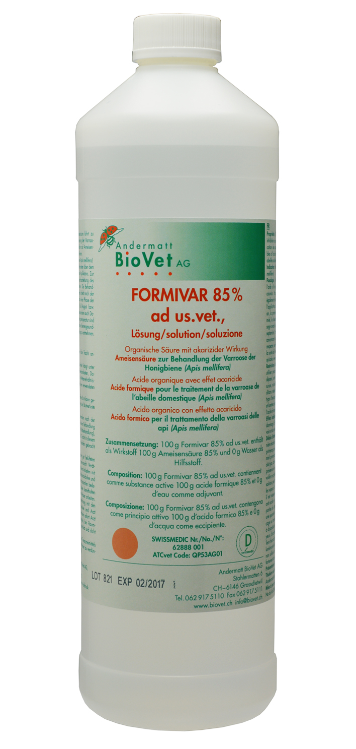 FORMIVAR 85% ad us.vet., solution