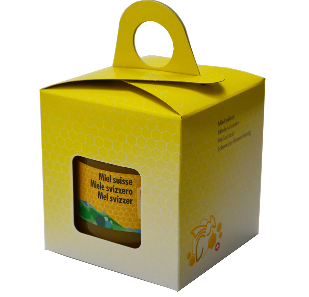 Paquet cadeau jaune/abeille 1 x 1000 g