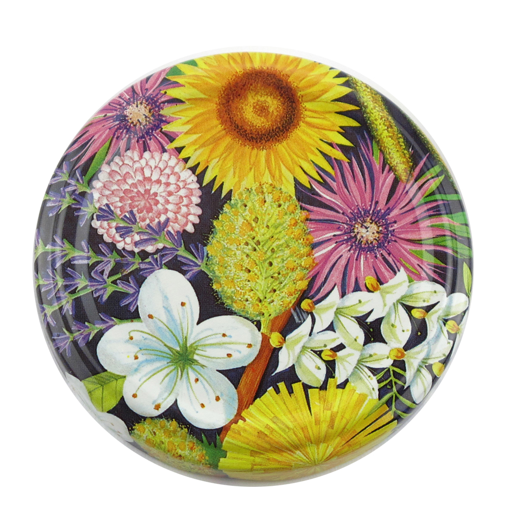 Couvercle pour pot de miel fleurs 63mm