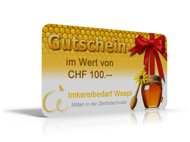 GESCHENK GUTSCHEIN 100.- SFR