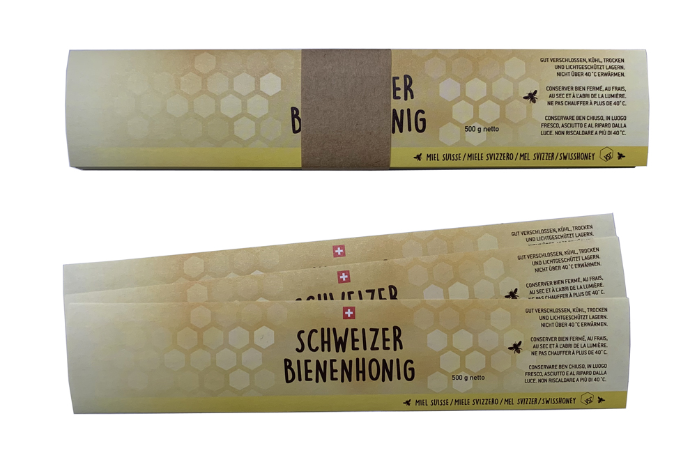 VSI Étiquettes de miel  500g jaune