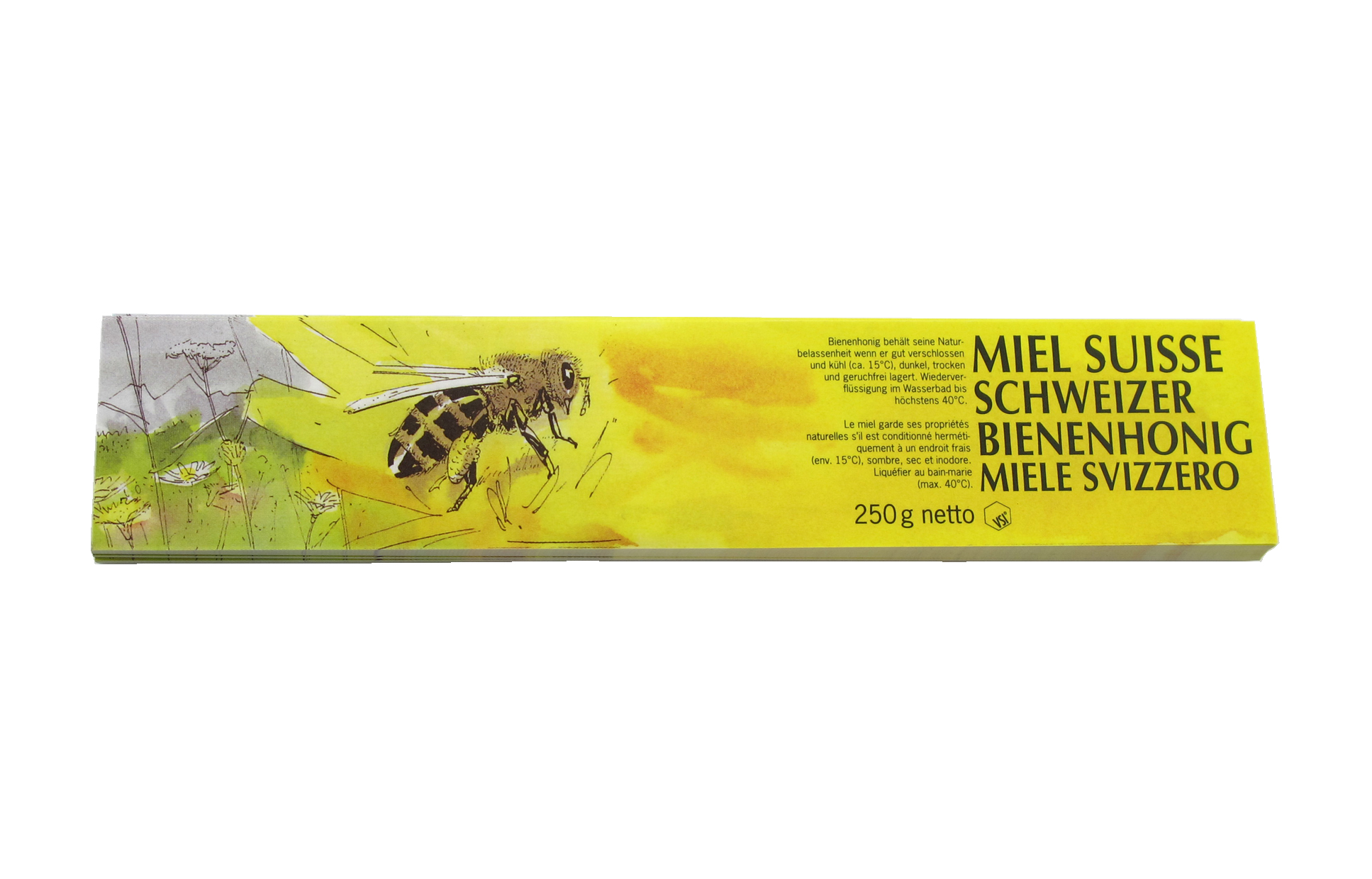 VSI Étiquettes de miel 250 g jaune