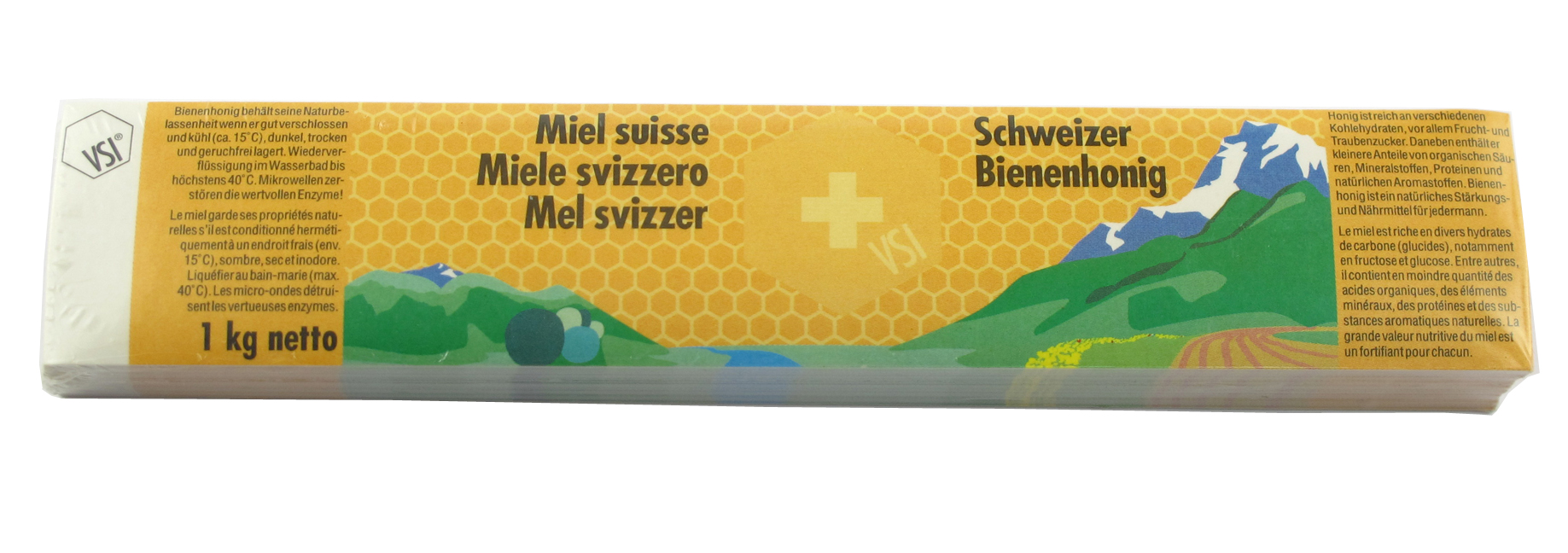 VSI Étiquettes de miel suisse 1000 g